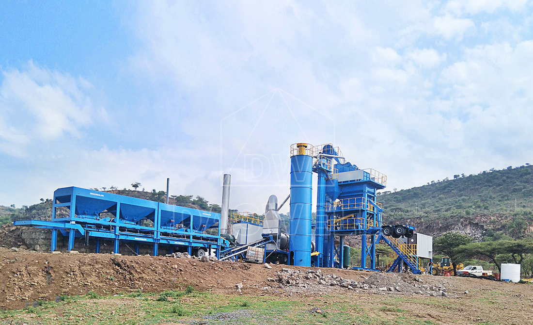 Daswell MAPY 2000 Asphalt Mixing Plant Construction Site