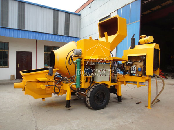 DHBT 40 Diesel Concrete Mixer with Pump