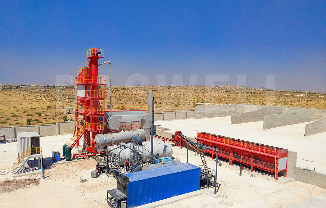 Daswell Aspahlt Mixing Plant Work Site