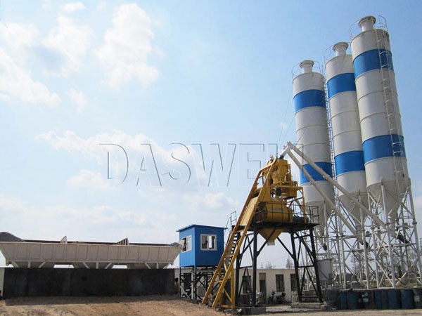 HZS 50 Stationary Concrete Batching Plant