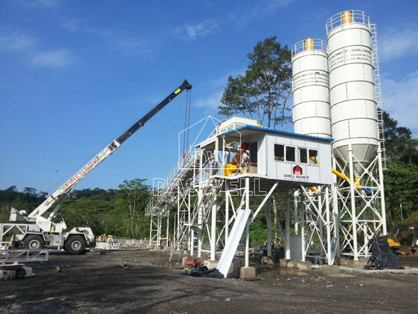 HZS 90 Stationary Concrete Bathing Plant