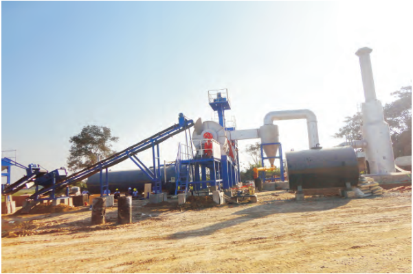 MADP 20 mobile asphalt drum mixing plant