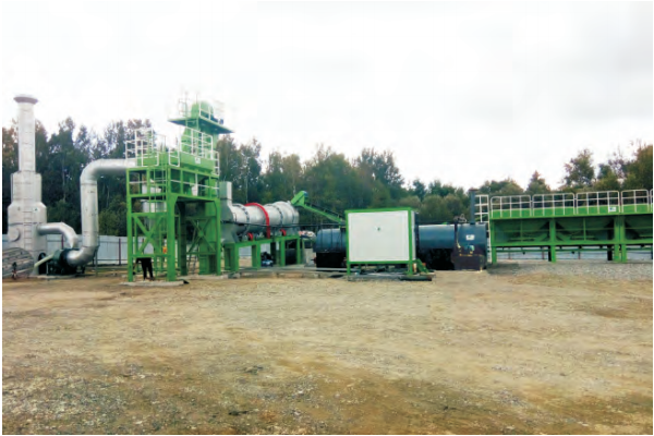 MADP 80 mobile asphalt drum mixing plant