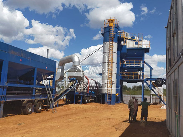 Mobile Asphalt Mixing Plant in Kenya