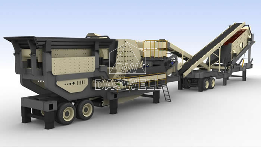 Tyre Type Mobile Crushing Plant