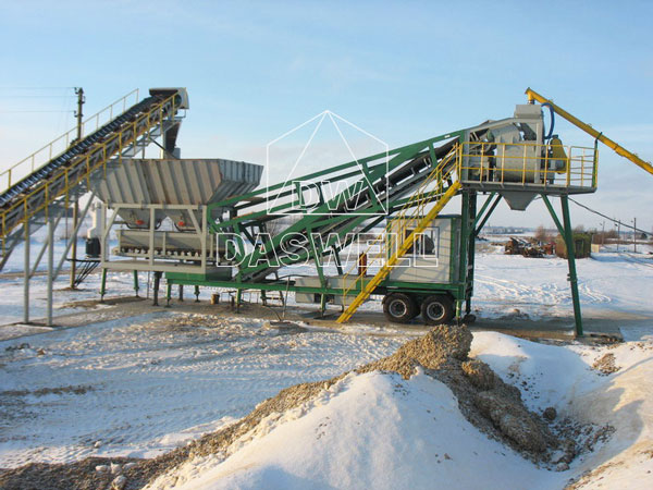 YHZS 35 Portable Concrete Batch Plant