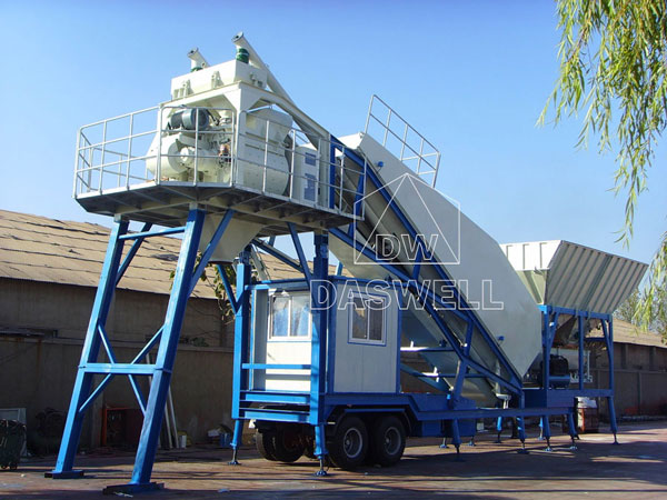 YHZS 50 Portable Concrete Batch Plant