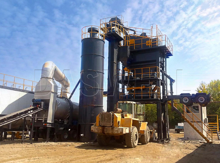 MAPY mobile asphalt forced mixing plant