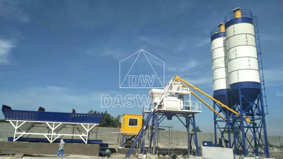 Daswell Concrete Batching Plant Work Site