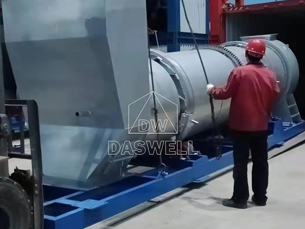 MADP 40 Drum Mixing Plant Delivery